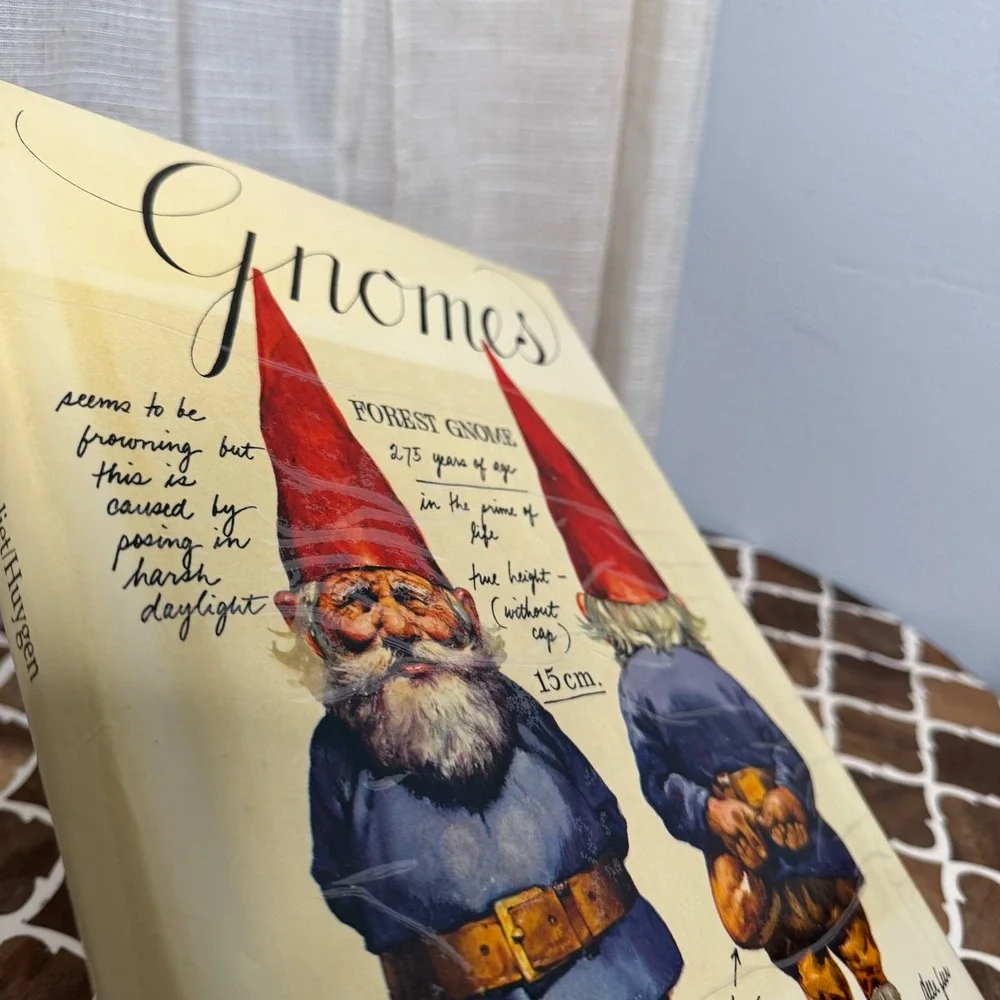 Gnomes Book Wil Huygen Rien Poortvliet Illustrated Hardcover 1977 First‎ Edition